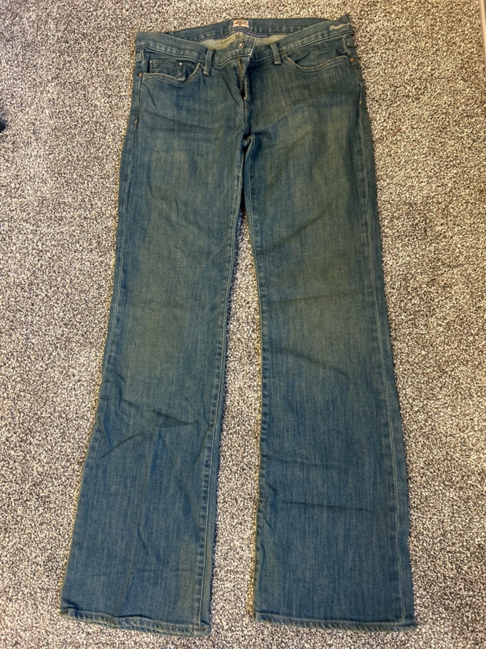 Goldsign Passion Medium Blue Flare Jeans-Vintage-Still original coloring!